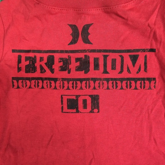 NEW Hurley 12 months long sleeve T shirt boys Red logo long sleeve - Picture 9 of 10